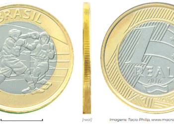 Moeda de 1 Real Rara: Boxe das Olimpíadas Rio 2016 com erro de cunhagem (Valiosa para colecionadores)