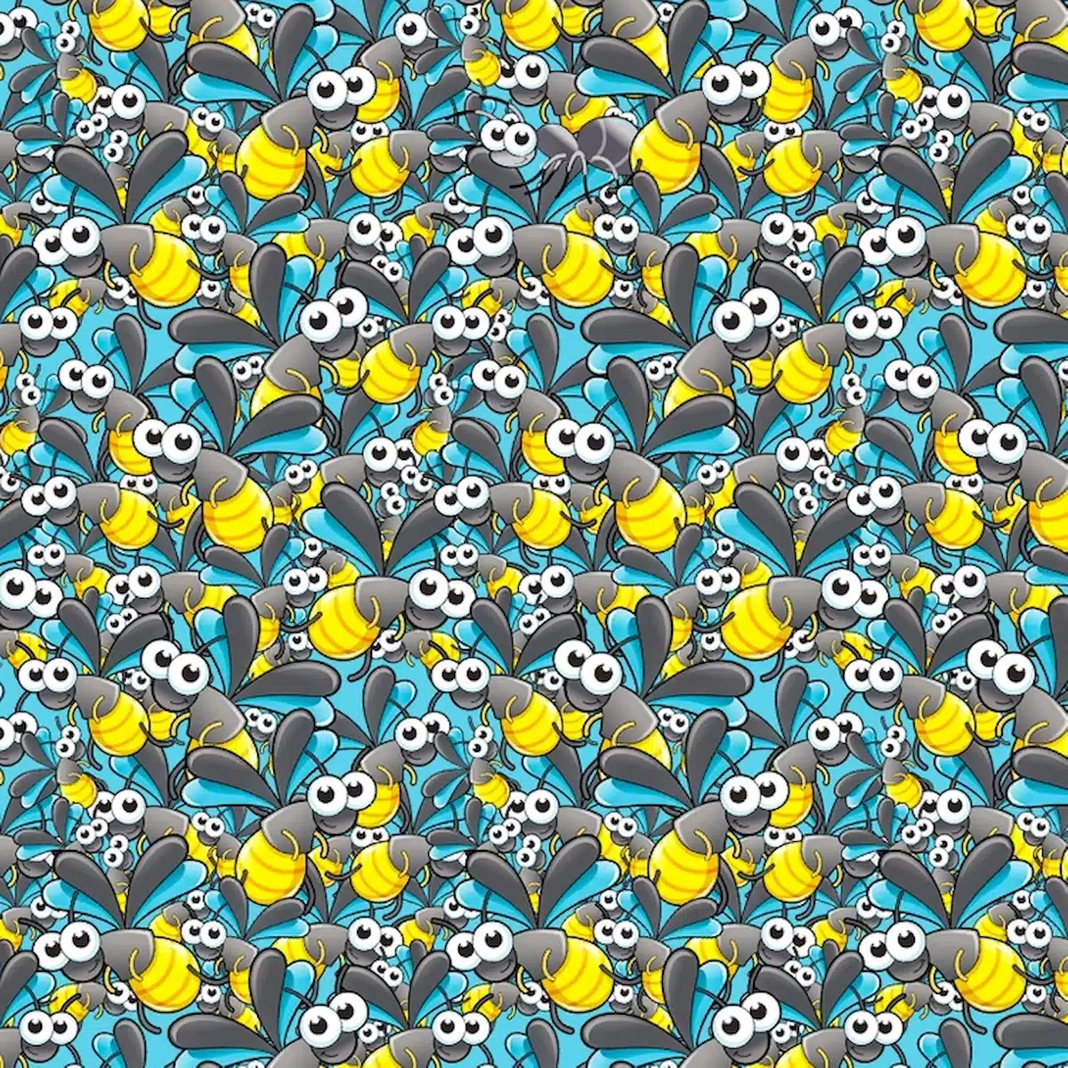 Desafio visual: Encontre a formiga camuflada entre os mosquitos Desafio visual: Encontre a formiga camuflada entre os mosquitos em 10 segundos