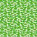 Desafio visual com um padrão repetitivo com lagartas verdes entre folhas verdes e fundo branco