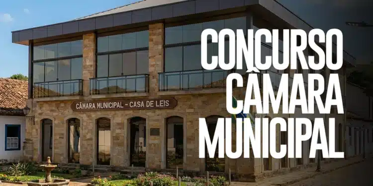 Imagem ilustrativa de um prédio público, representando o concurso da Câmara Municipal.