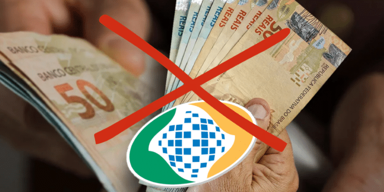 Cédulas de dinheiro e o logo da Previdência Social ilustrando a lei sancionada por Lula que impede descontos automáticos nos benefícios do INSS