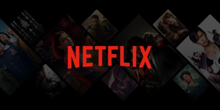 Imagem promocional da Netflix com diversos personagens e a logo da empresa, relacionada aos modelos de TV que perderão acesso à plataforma em 2026."