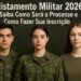 Alistamento militar 2026: saiba como será o processo e como fazer sua inscrição