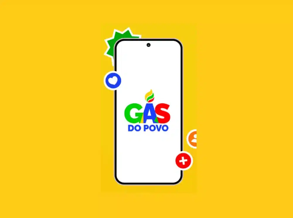 Consulta do Gás do Povo pelo aplicativo e canais oficiais Ilustração do aplicativo do Gás do Povo mostrando como consultar o benefício pelo CPF