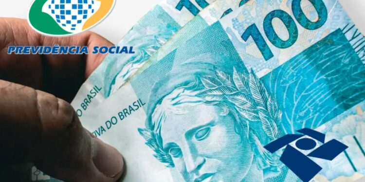 Notas de 100 reais representando o 13º salário do INSS, com isenção de Imposto de Renda em 2026.
