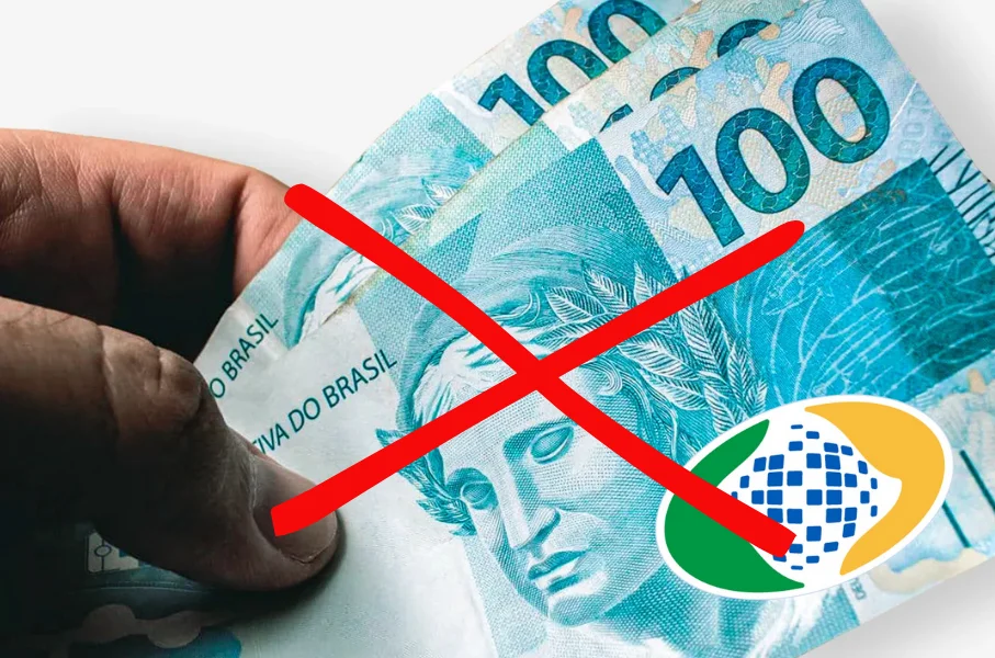 Quem não tem direito ao 13º salário do INSS Dinheiro riscado com o símbolo do Brasil, representando quem não tem direito ao 13º salário do INSS.