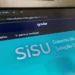 Página de login do Sisu 2026, mostrando o site oficial com o logo do Sistema de Seleção Unificada.