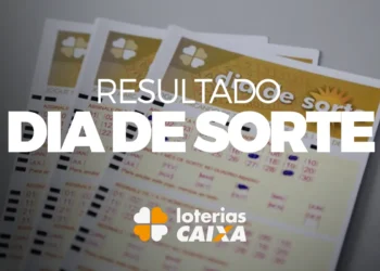 Bilhetes da loteria Dia de Sorte da Caixa, com destaque para o resultado de 2026