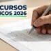 Candidato preenchendo cartão-resposta de prova de concurso público relacionado ao concurso PM DF prorrogado até 2028.