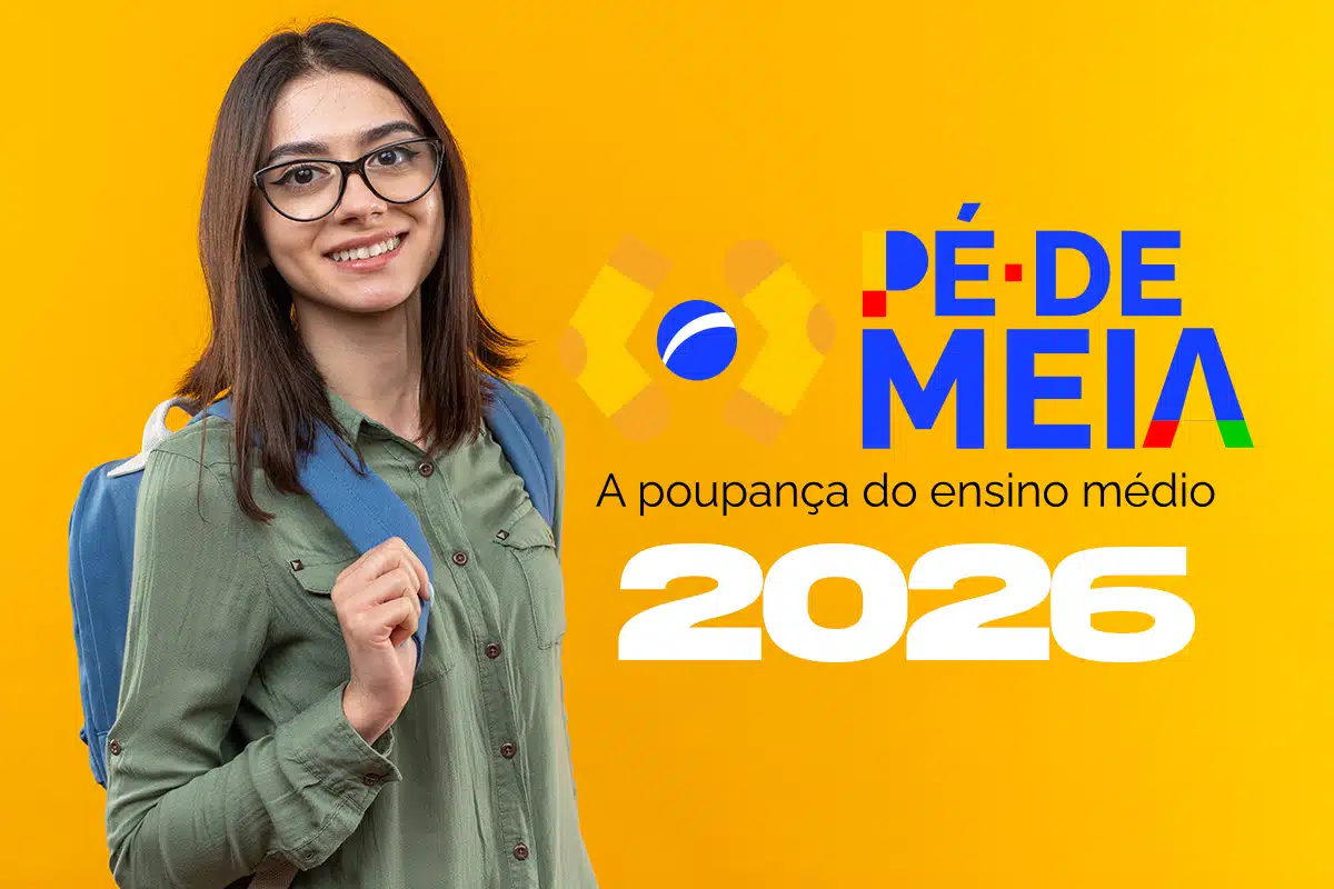 Incentivo-Matrícula do Pé-de-Meia 2026 será pago em março Estudante com mochila representando os pagamentos do Incentivo-Matrícula do Pé-de-Meia 2026 realizados no final de março.