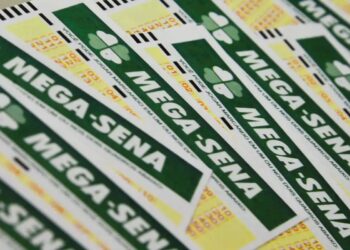 Bilhetes da Mega-Sena do concurso 2.989, prêmio acumulado de R$ 40 milhões.