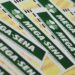 Bilhetes da Mega-Sena do concurso 2.989, prêmio acumulado de R$ 40 milhões.