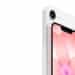 ois smartphones com bordas claras, tela ligada mostrando fundo rosa claro floral