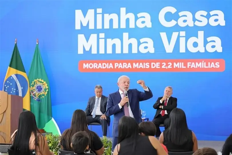 Entrega de novas unidades habitacionais do programa Minha Casa, Minha Vida, com o presidente Luiz Inácio Lula da Silva.