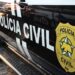 Viatura da Polícia Civil RN com brasão dourado representando novo concurso PC RN ordenado pela Justiça