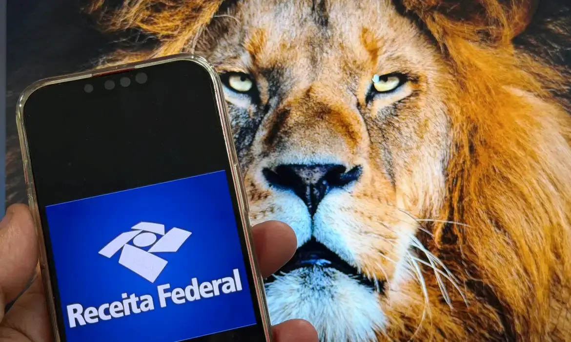 Consulta da restituição do Imposto de Renda pelo celular no site da Receita Federal.