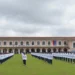 Formação de novos cadetes na Escola Preparatória de Cadetes do Exército (EsPCEx) durante cerimônia.