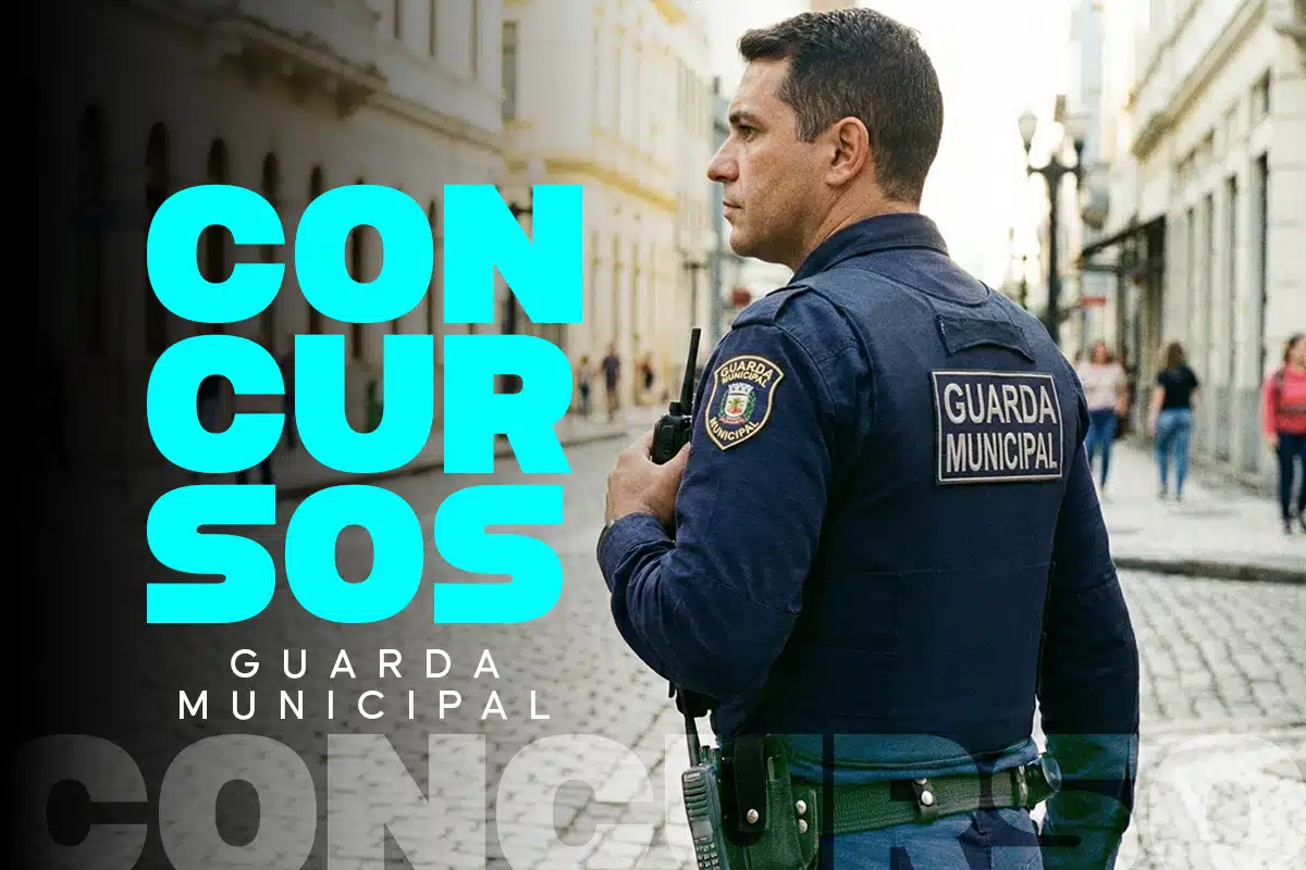 Concurso Guarda Municipal Baturité CE 2025 – guarda municipal uniformizado em patrulha urbana
