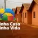Imagem do programa Minha Casa Minha Vida com casas populares e o logo oficial, com as novas regras para 2026.