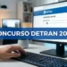 Imagem ilustrativa de uma pessoa realizando inscrição no concurso Detran 2026.