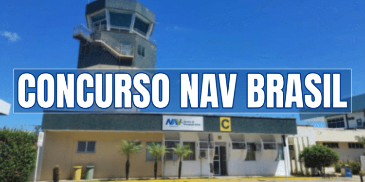 Torre de controle e prédio da NAV Brasil
