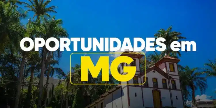 Oportunidades de trabalho em Minas Gerais, com inscrições encerrando em 24 de abril.