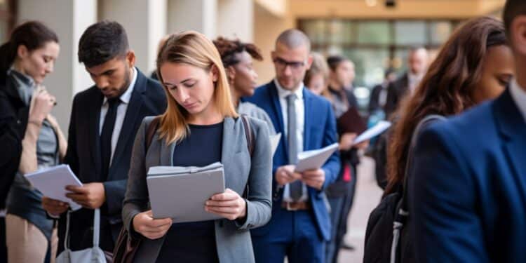 Imagem de profissionais em um ambiente corporativo, representando aqueles que não serão impactados pela mudança na jornada de trabalho.