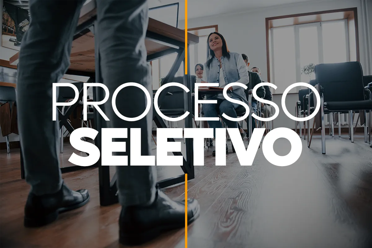 Candidatos aguardando entrevista ilustratando o processo seletivo com inscrições abertas.