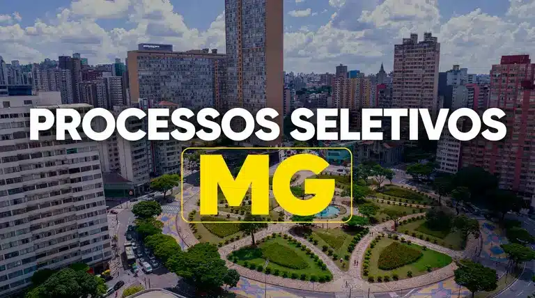 Imagem de uma cidade em MG representanto os processos seletivos abertos em Minas Gerais.