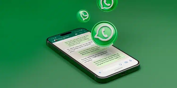 WhatsApp apresentando a funcionalidade de apagar mensagens após leitura.