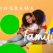 Mãe e filha abraçadas na campanha do programa Bolsa Família.