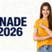 Estudante aponta para texto "ENADE 2026".
