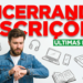 Homem de barba olhando relógio preocupado com texto "Encerrando Inscrições" e ícones de gadgets ao fundo