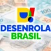Logo do Desenrola Brasil sobre notas de dinheiro, representando o novo programa de renegociação de dívidas.