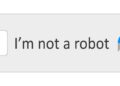 Interface do reCAPTCHA exibindo a opção “I’m not a robot”, tecnologia que pode ser substituída por verificação via QR Code.