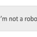 Interface do reCAPTCHA exibindo a opção “I’m not a robot”, tecnologia que pode ser substituída por verificação via QR Code.