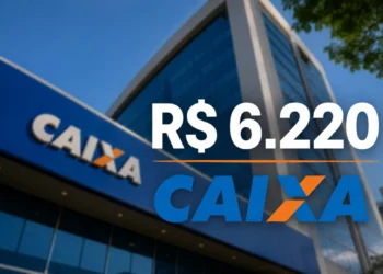 Agência da CAIXA com destaque para saque de R$ 6.220 autorizado para moradores de cidades contempladas