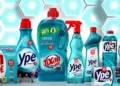 Produtos Ypê em destaque após liberação de detergentes e desinfetantes pela Anvisa.