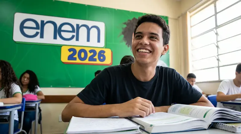 Participantes podem usar o Enem 2026 para concluir o ensino médio.