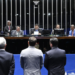 Sessão no Plenário do Senado Federal durante anúncio de nomeações do concurso público de 2022.