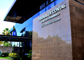 Fachada do Tribunal de Contas do Estado de Pernambuco, TCE-PE.