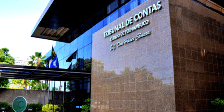 Fachada do Tribunal de Contas do Estado de Pernambuco, TCE-PE.