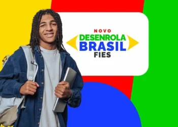 Estudante com mochila simbolizando o Novo Desenrola Fies, programa de renegociação de dívidas estudantis.