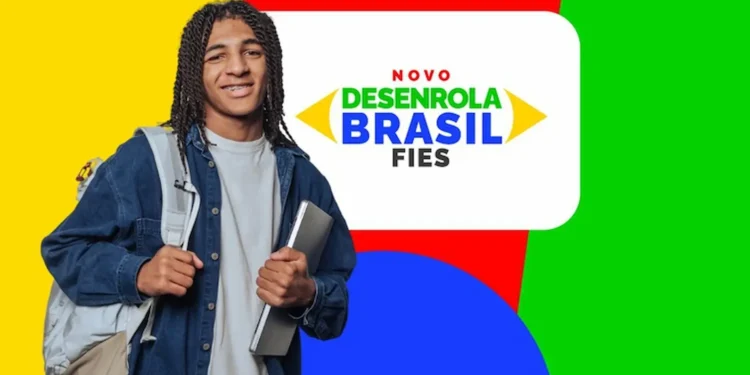 Estudante com mochila simbolizando o Novo Desenrola Fies, programa de renegociação de dívidas estudantis.