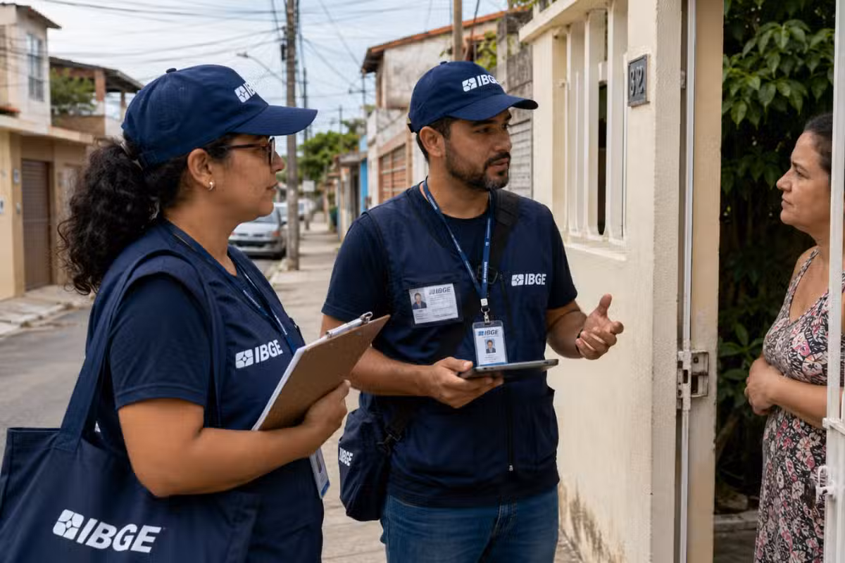 Seleção do IBGE com mais de 8 mil vagas temporárias: inscrições terminam nesta quinta-feira (9)