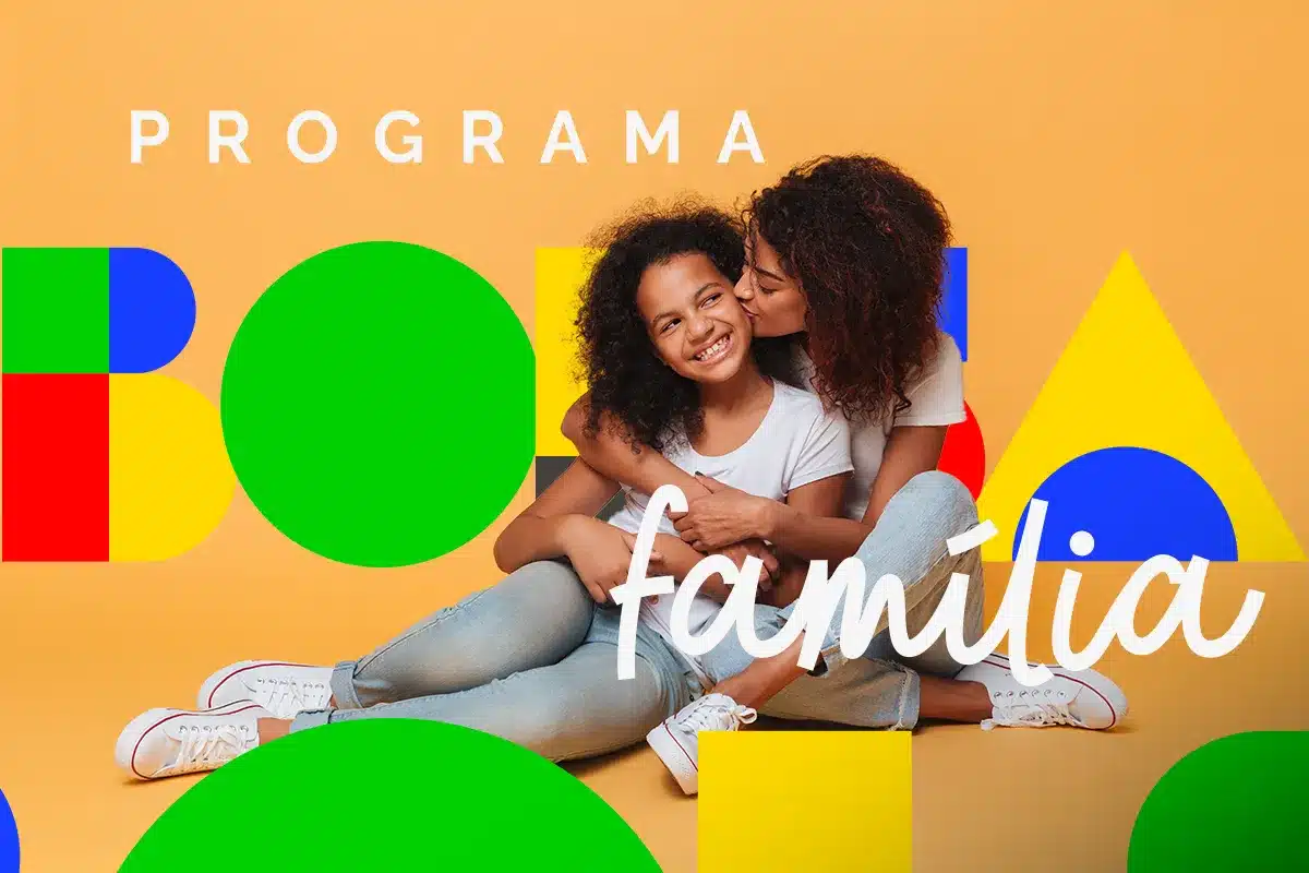 Quem tem direito aos adicionais do Bolsa Família Arte do Programa Bolsa Família com mãe e filha representa quem recebe os adicionais do Bolsa Família