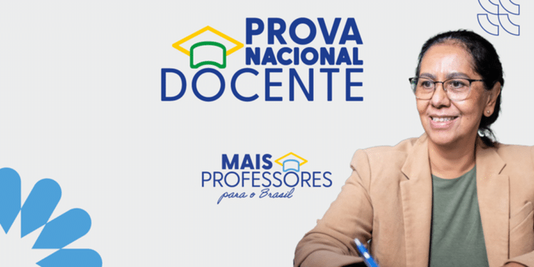Banner da Prova Nacional Docente sinaliza a abertura das inscrições da PND 2026