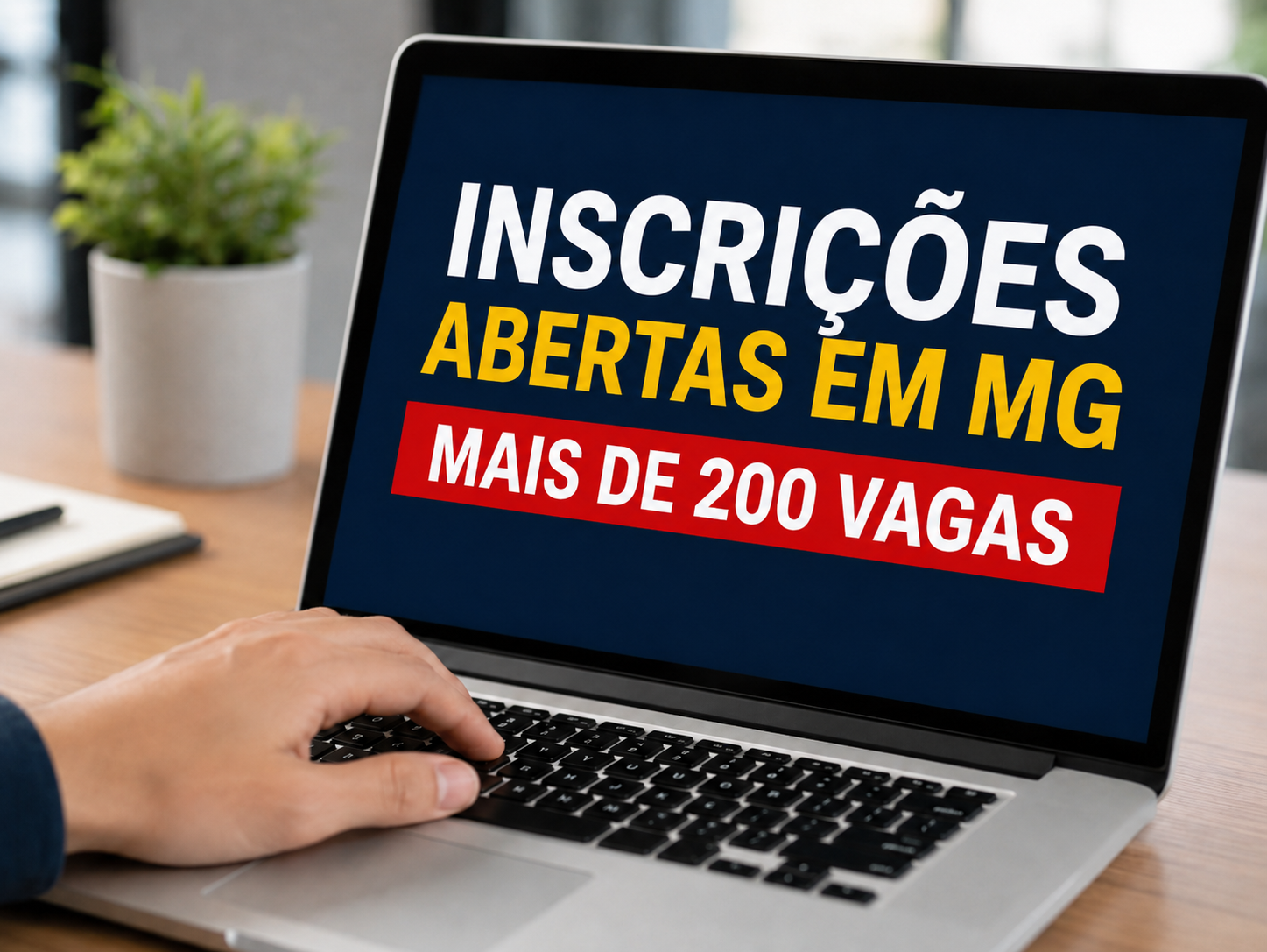 Inscrições abertas em MG para concursos com mais de 200 vagas.