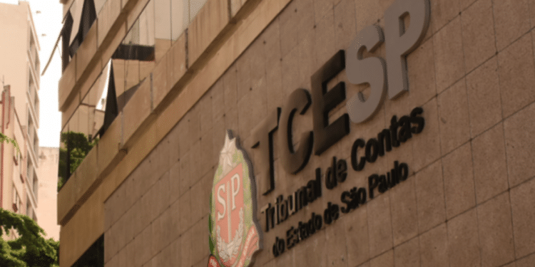 Fachada do Tribunal de Contas do Estado de São Paulo.