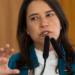 Governadora de Pernambuco durante anúncio sobre novas regras de cotas em concursos públicos.